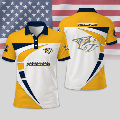 LIMITED EDITION - NEW CUSTOMIZED NHL31 NVP NASHVILLE PREDATORS T-SHIRT, POLO SHIRT, ZIP POLO SHIRT, SWEATSHIRT, HOODIE & ZIP HOODIE