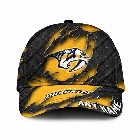 LIMITED EDITION - NEW CUSTOMIZED NHL31 NVP NASHVILLE PREDATORS CLASSIC CAP
