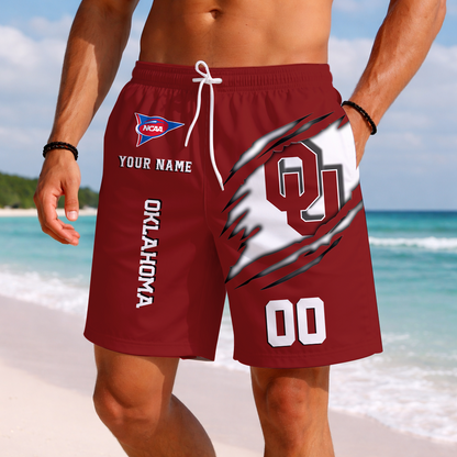 LIMITED DROP - NEW CUSTOMIZED | NCAA FBS31 OUS OU SOONERS SHORT PANTS
