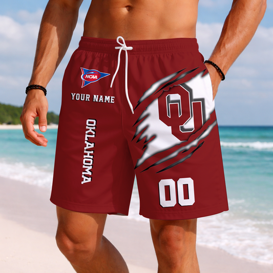 LIMITED DROP - NEW CUSTOMIZED | NCAA FBS31 OUS OU SOONERS SHORT PANTS
