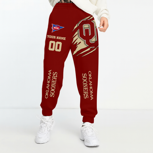 LIMITED DROP - NEW CUSTOMIZED | NCAA FBS31 OUS OU SOONERS  UNISEX LONG PANTS