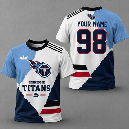 ELITE EDITION - NEW CUSTOMIZED NFL31 TST TENNESSEE TITANS T-SHIRTS, POLO SHIRT & ZIP POLO SHIRT
