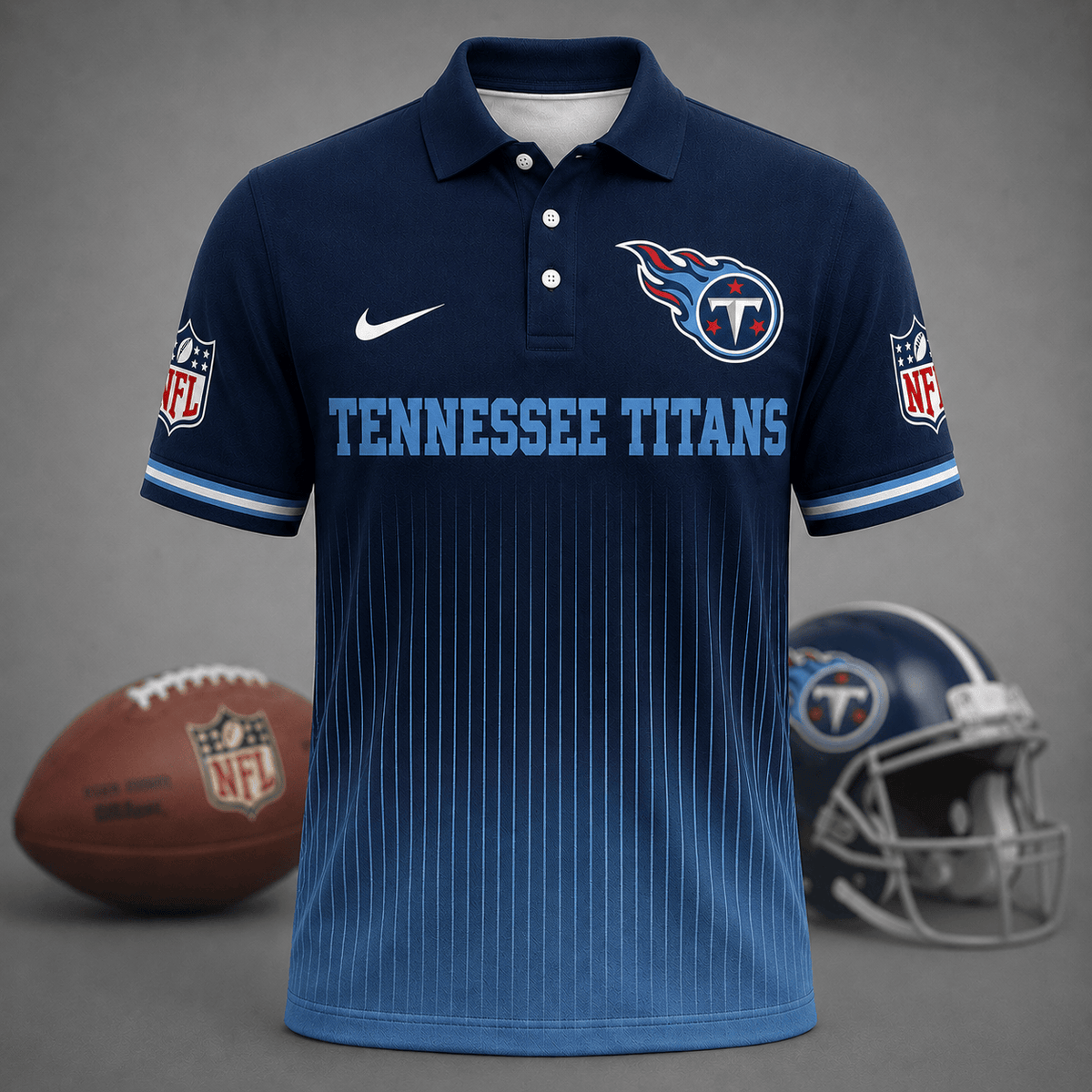 FINAL SALE - NEW CUSTOMIZED NFL31 TST TENNESSEE TITANS T-SHIRT, POLO SHIRT, ZIP POLO SHIRT, SWEATSHIRT, HOODIE & ZIP HOODIE