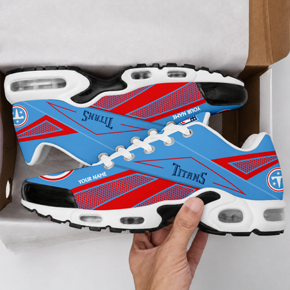 FLASH SALE - NEW CUSTOMIZED NFL31 TST TENNESSEE TITANS AIR MAX PLUS SNEAKERS