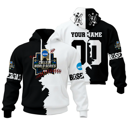 LIMITED EDITION - NEW CUSTOMIZED NCAA CWS31 COLLEGE WORLD SERIES UNISEX HOODIE & ZIP HOODIE