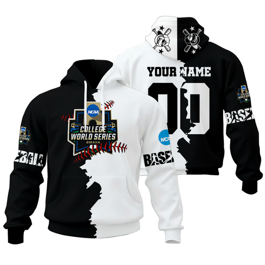 LIMITED EDITION - NEW CUSTOMIZED NCAA CWS31 COLLEGE WORLD SERIES UNISEX HOODIE & ZIP HOODIE