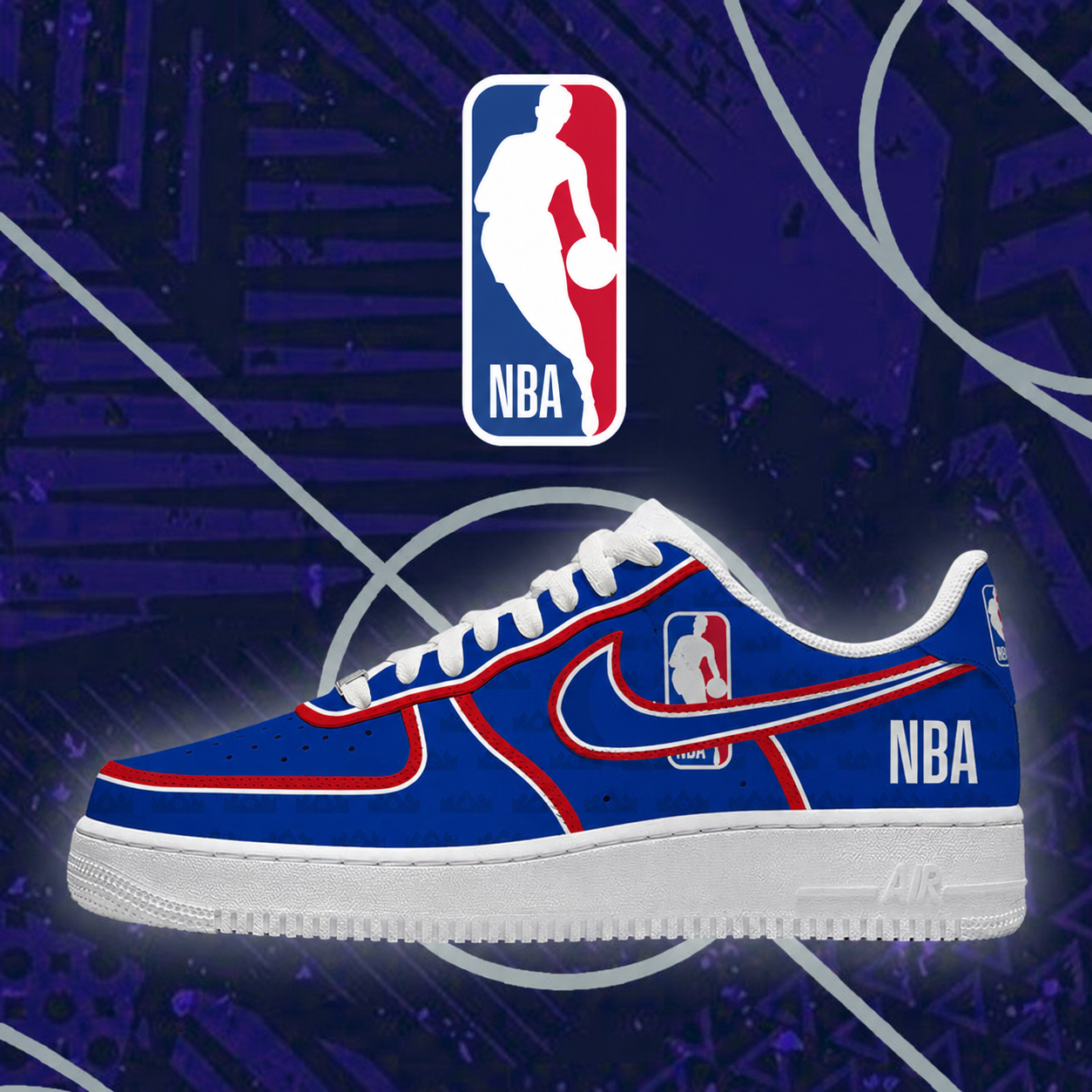 FINAL SALE - NEW CUSTOMIZED NBA31 NATIONAL BASKETBALL ASSOCIATION AF1 SHOES