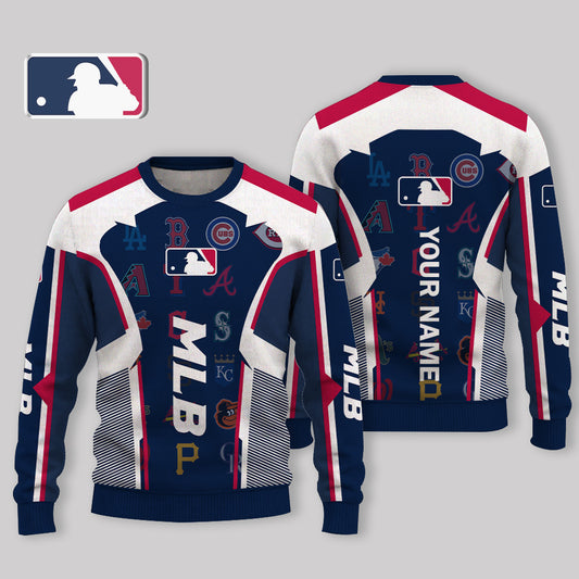 LIMITED EDITION - NEW CUSTOMIZED MLB32 MLB ALL TEAMS UGLY SWEATER