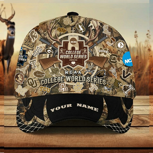 LIMITED EDITION - NEW CUSTOMIZED NCAA32 CWS ALL TEAMS CLASSIC CAP