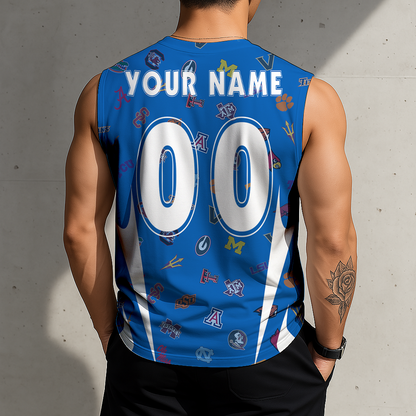 ACTIVE OFFER - NEW CUSTOMIZED | NCAA CWS32 CWS ALL TEAMS MEN'S GYM SHIRT