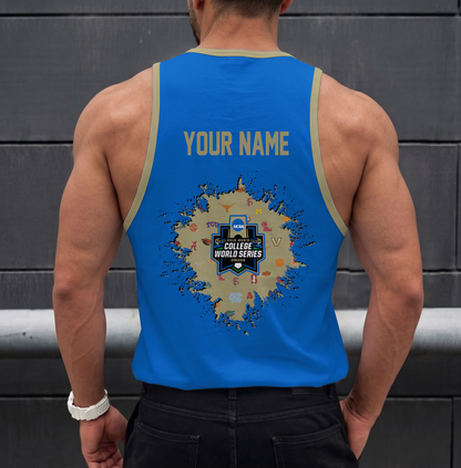 SPECIAL EDITION - NEW CUSTOMIZED NCAA CWS32 ALL TEAM UNISEX TANK TOP