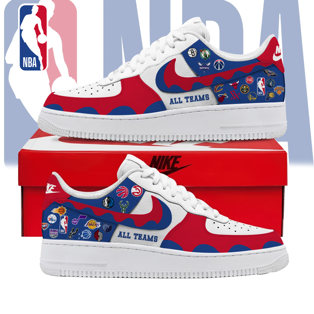 FINAL SALE - NEW CUSTOMIZED NBA32 NBA ALL TEAMS AF1 SNEAKERS