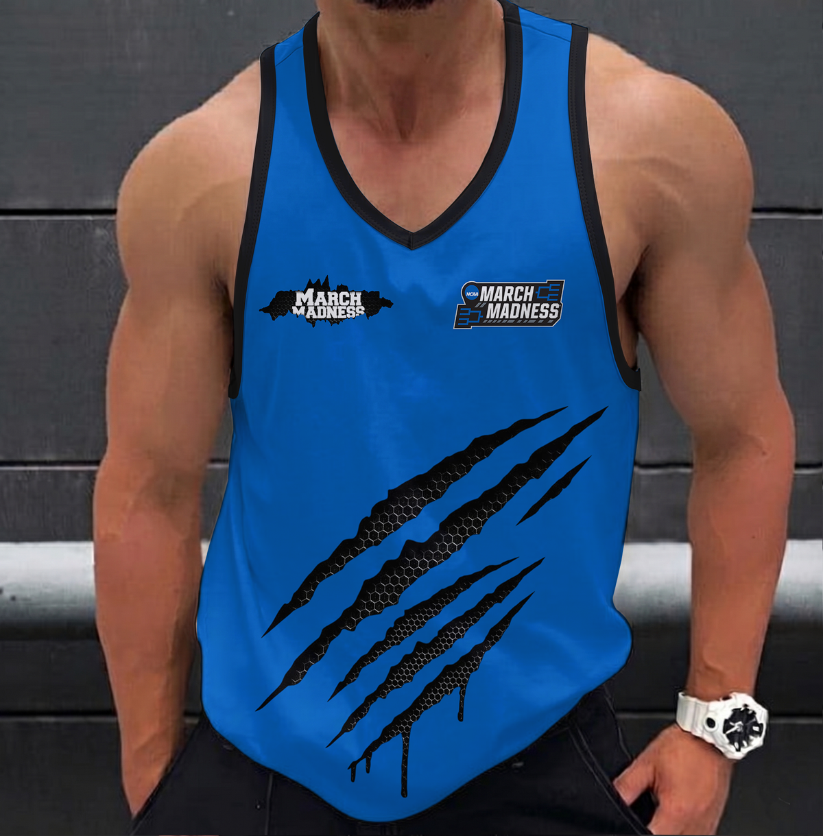 EXCLUSIVE EDTION - NEW CUSTOMIZED NCAA MAM32 BKM ALL TEAMS STRAPPY UNISEX TANK TOP