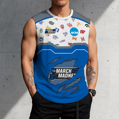 LIMITED EDITION - NEW CUSTOMIZED NCAA MAM32 ALL TEAMS MEN'S GYM SHIRT