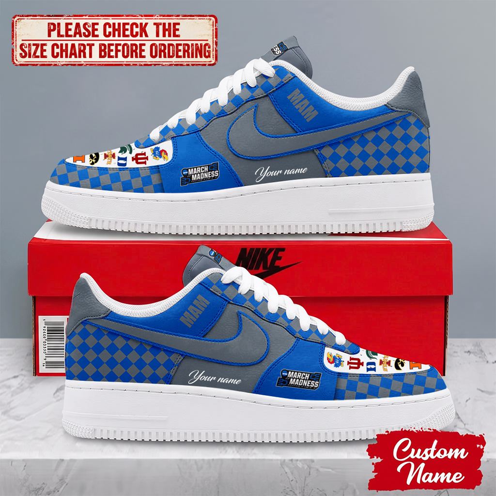 SPECIAL EDITION - NEW CUSTOMIZED NCAA MAM32 ALL TEAMS AF1 SHOES