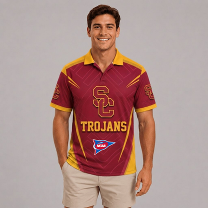 ELITE EDITION - NEW CUSTOMIZED NCAA FBS32 USC USC TROJANS POLO SHIRT, ZIP POLO SHIRT, HOODIE, ZIP HOODIE, T-SHIRT & SWEATSHIRT