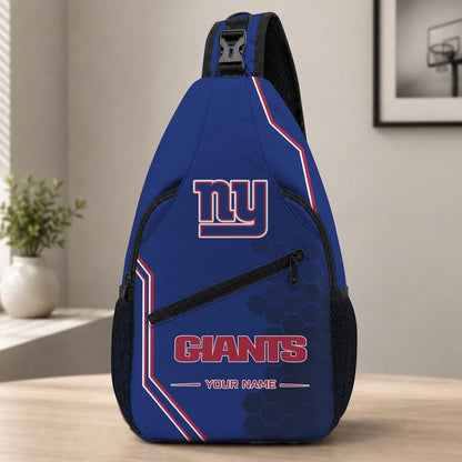 ELITE EDITION - NEW CUSTOMIZED NFL32 NYG NEW YORK GIANTS SLING BAG