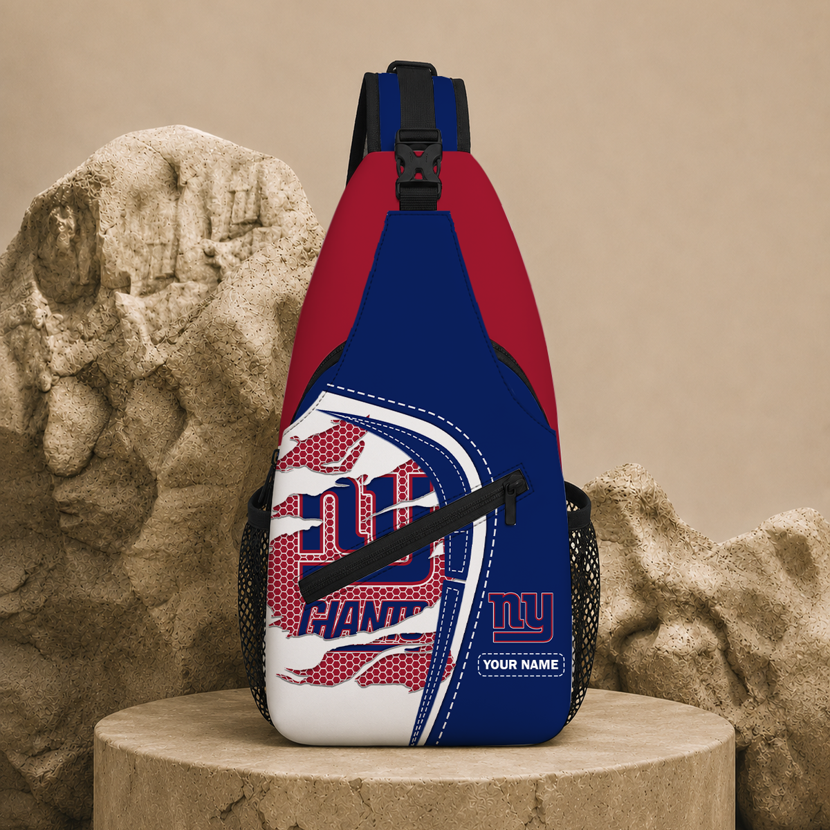 [SPECIAL OFFER] NEW CUSTOMIZED NFL32 NYG NEW YORK GIANTS SLING BAG