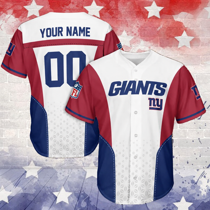 VIRAL EDITION - NEW CUSTOMIZED NFL32 NYG NEW YORK GIANTS BASEBALL JERSEY