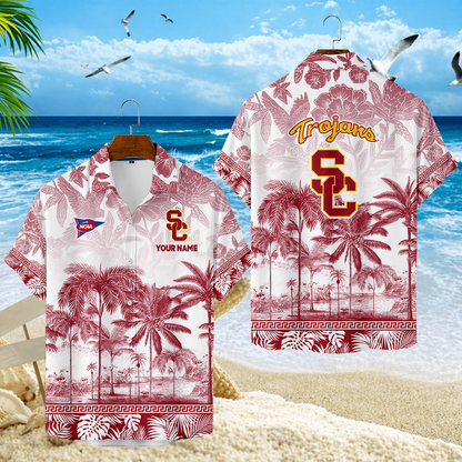 LIMITED EDITION - NEW CUSTOMIZED FBS32 USC USC TROJANS UNISEX HAWAIIAN SHIRT