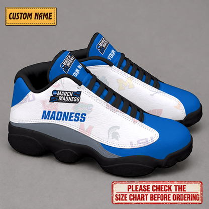 EXCLUSIVE EDITION - NEW CUSTOMIZED NCAA MAM32 BKM MAM ALL TEAMS AIR JORDAN 13 LOW TOP SNEAKER