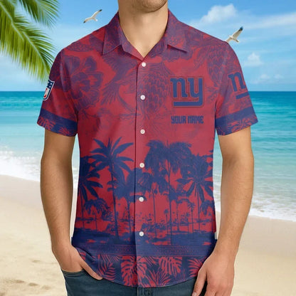 [SPECIAL OFFER] NEW CUSTOMIZED NFL32 NYG NEW YORK GIANTS UNISEX HAWAIIAN SHIRT