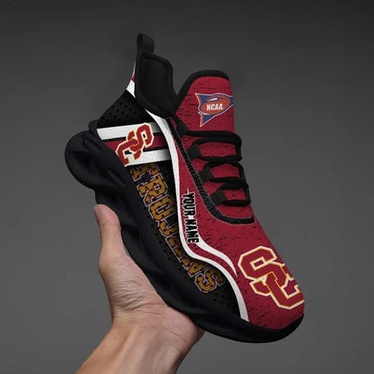 HOT DEAL - NEW CUSTOMIZED NCAA FBS32 USC USC TROJANS CLUNKY SNEAKERS