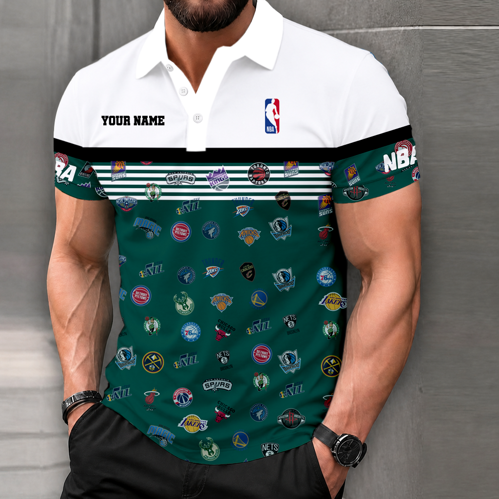 FINAL SALE - NEW CUSTOMIZED NBA32 NBA ALL TEAMS POLO SHIRT