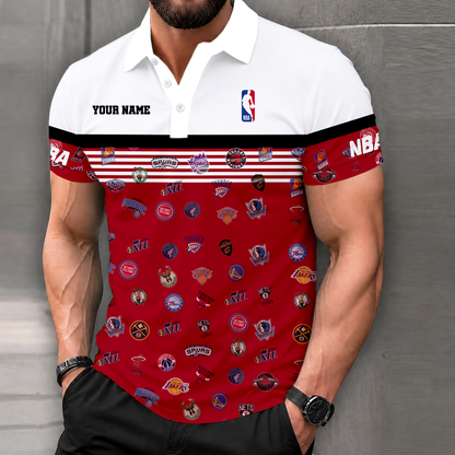 FINAL SALE - NEW CUSTOMIZED NBA32 NBA ALL TEAMS POLO SHIRT
