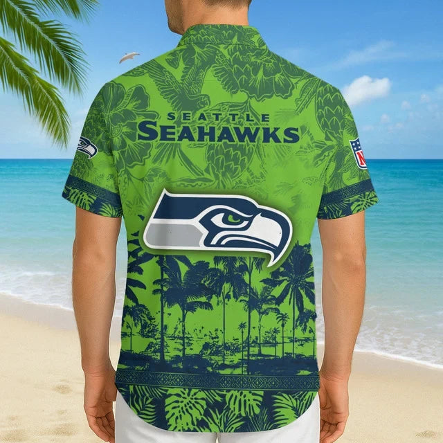[SPECIAL OFFER] NEW CUSTOMIZED NFL06 SSH SEATTLE SEAHAWKS UNISEX HAWAIIAN SHIRT