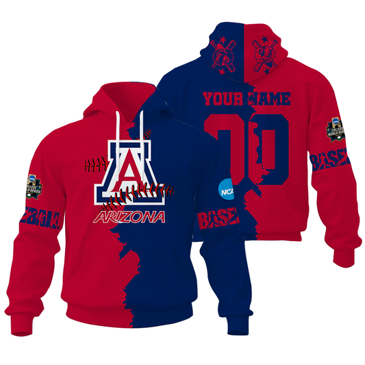LIMITED EDITION - NEW CUSTOMIZED NCAA CWS06 ARW AR WILCATS UNISEX HOODIE & ZIP HOODIE