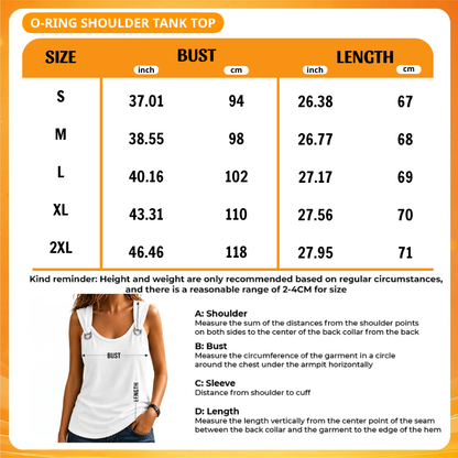[SPECIAL OFFER] NEW CUSTOMIZED NFL32 NYG NEW YORK GIANTS O-RING SHOULDER TANK TOP