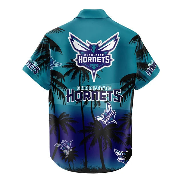 FINAL SALE - NEW CUSTOMIZED NBA27 CHO CHARLOTTE HORNETS UNISEX HAWAIIAN SHIRT & SHORTS SET