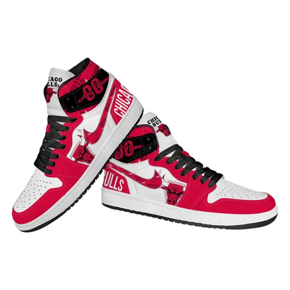 FINAL SALE - NEW CUSTOMIZED NBA19 CH BULLS AIR JORDAN SNEAKERS