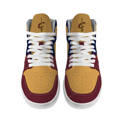 FINAL SALE - NEW CUSTOMIZED NBA02 CL CAVALIERS AIR JORDAN SNEAKERS