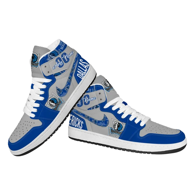 FINAL SALE - NEW CUSTOMIZED NBA18 DL MAVERICKS AIR JORDAN SNEAKERS