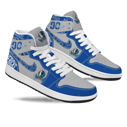 FINAL SALE - NEW CUSTOMIZED NBA18 DL MAVERICKS AIR JORDAN SNEAKERS