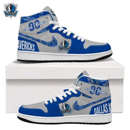 FINAL SALE - NEW CUSTOMIZED NBA18 DL MAVERICKS AIR JORDAN SNEAKERS