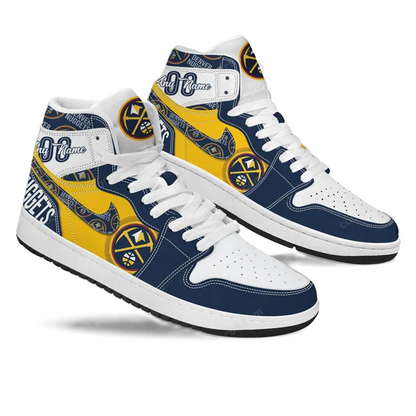 FINAL SALE - NEW CUSTOMIZED NBA08 DV NUGGETS AIR JORDAN SNEAKERS