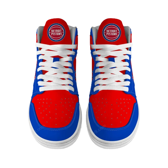FINAL SALE - NEW CUSTOMIZED NBA14 DT PISTONS AIR JORDAN SNEAKERS