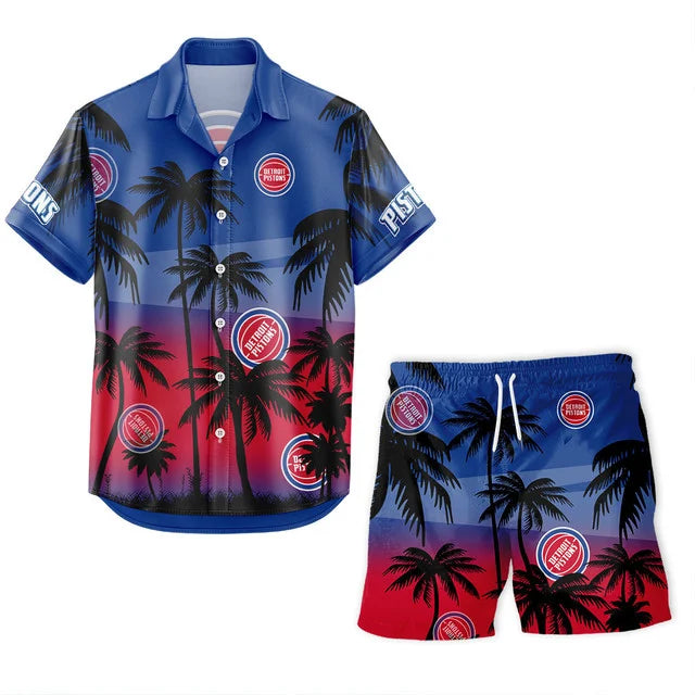 FINAL SALE - NEW CUSTOMIZED NBA13 MGR MEMPHIS GRIZZLIES UNISEX HAWAIIAN SHIRT & SHORTS SET