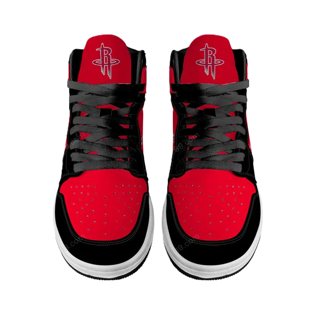 FINAL SALE - NEW CUSTOMIZED NBA07 HT ROCKETS AIR JORDAN SNEAKERS