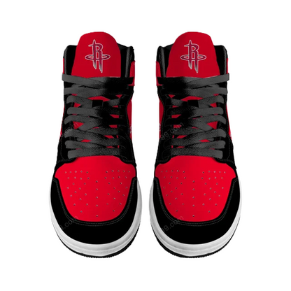 FINAL SALE - NEW CUSTOMIZED NBA07 HT ROCKETS AIR JORDAN SNEAKERS