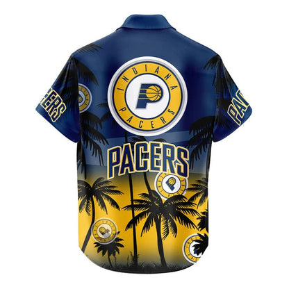 FINAL SALE - NEW CUSTOMIZED NBA06 IPA INDIANA PACERS UNISEX HAWAIIAN SHIRT & SHORTS SET