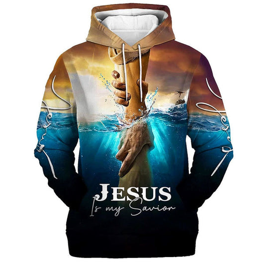 Jesus Tshirt Jesus Is My Savior Not My Religion Hoodie, T Shirt, Zip Hoodie & Sweatshirt