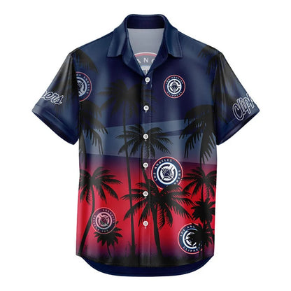 FINAL SALE - NEW CUSTOMIZED NBA10 LCL LOS ANGELES CLIPPERS UNISEX HAWAIIAN SHIRT & SHORTS SET