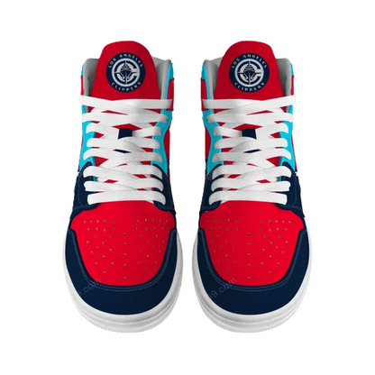 FINAL SALE - NEW CUSTOMIZED NBA10 LA CLIPPERS AIR JORDAN SNEAKERS