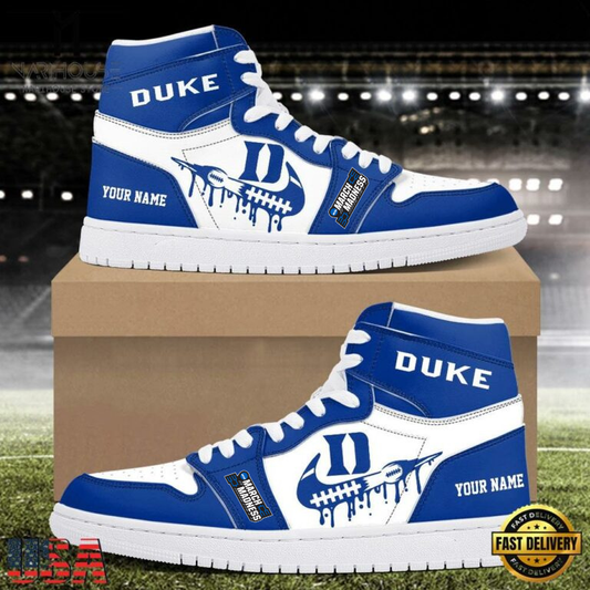 MEGA SALE - NEW CUSTOMIZED NCAA MAM DLD DL DEVILS AIR JORDAN SHOES