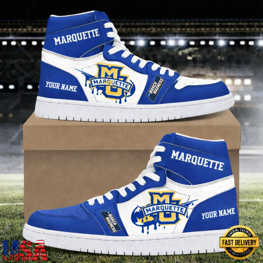 MEGA SALE - NEW CUSTOMIZED NCAA MAM17 MGE MA GOLDEN EAGLES AIR JORDAN SHOES