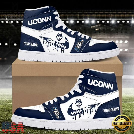 MEGA SALE - NEW CUSTOMIZED NCAA MAM21 UCH UC HUSKIES AIR JORDAN SHOES